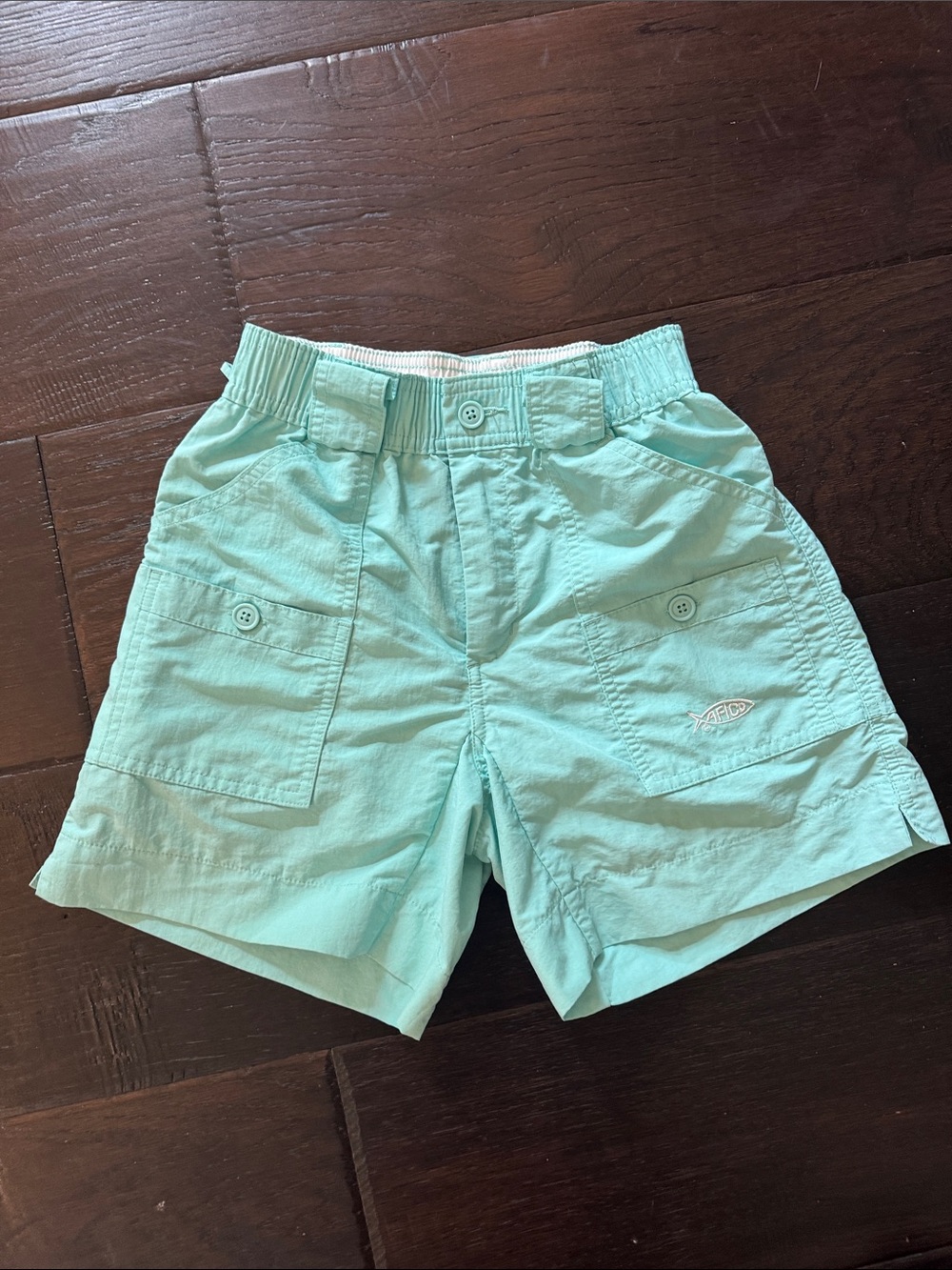 AFTCO Mint Green Kids Shorts